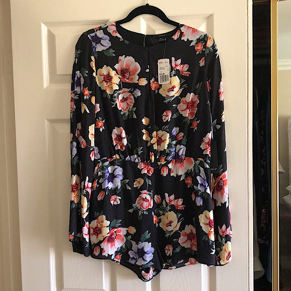 Forever21 Floral Romper